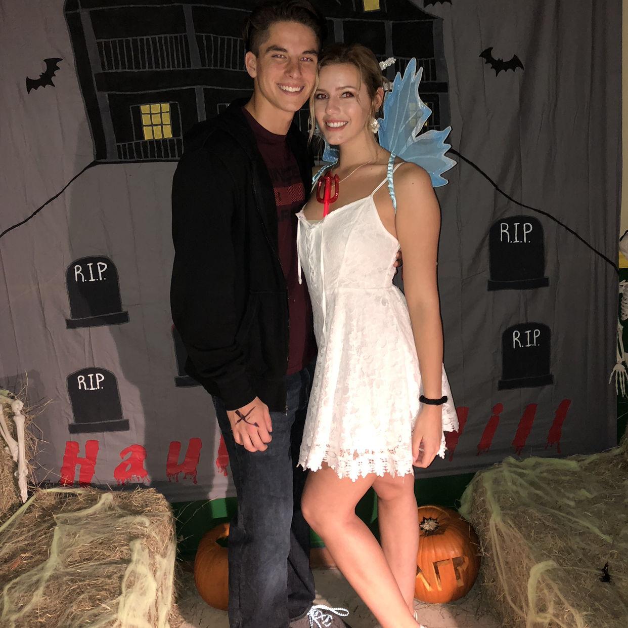 Our first picture as a couple, Halloween 2018!