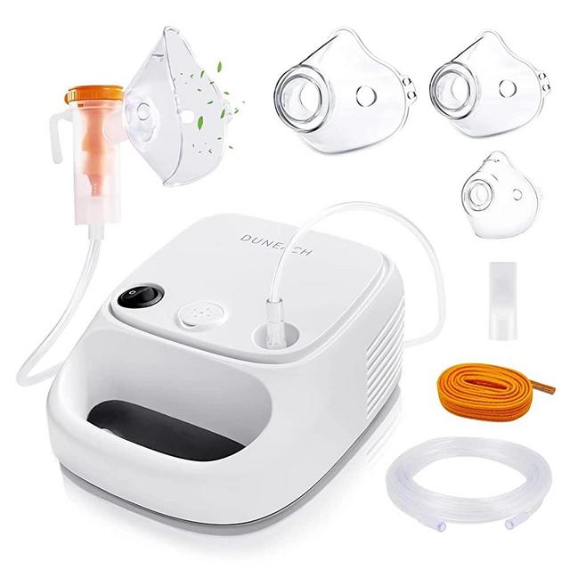 Nebulizer Air Compressor Machine for Kids Adults Portable Personal Cool Mist Kit with Tubing Mouthpiece Adult&Child Masks