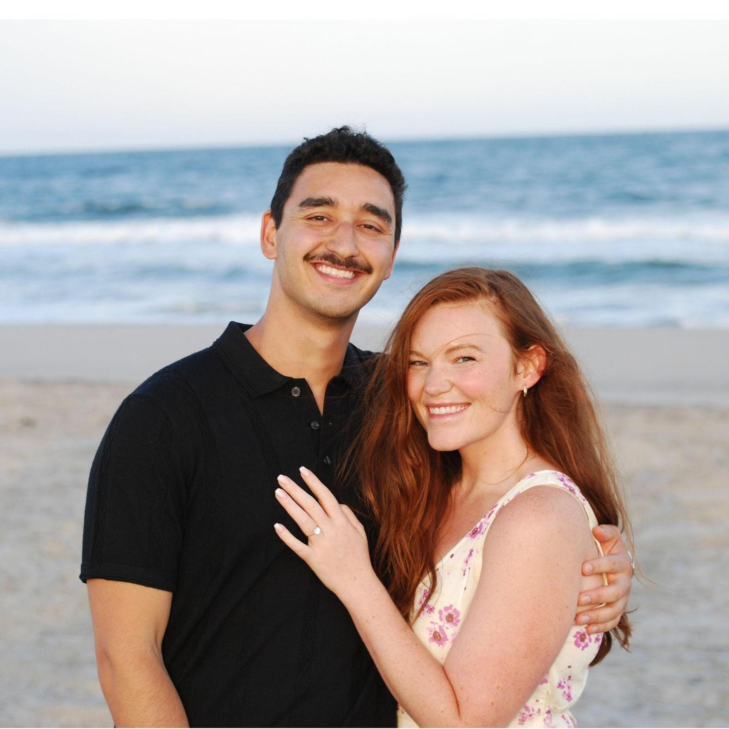 Engagement day on the beach in Avalon. Our favorite place to be.