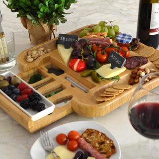 Plymouth 11-Piece Charcuterie Board & Tool Set