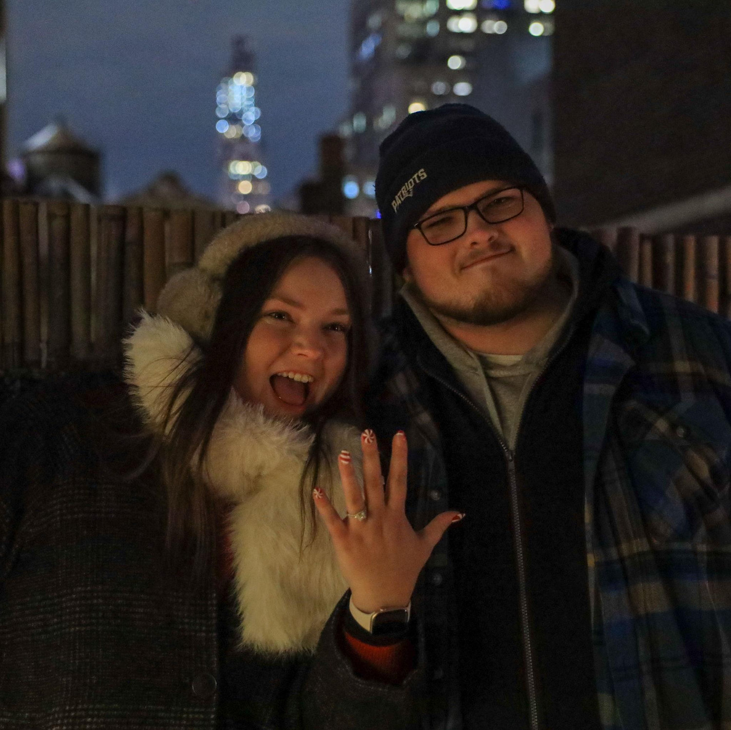 Right after Landon proposed