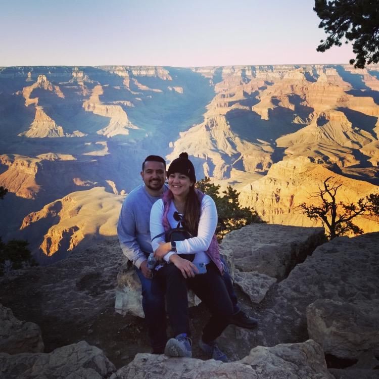 Enjoying the Grand Canyon