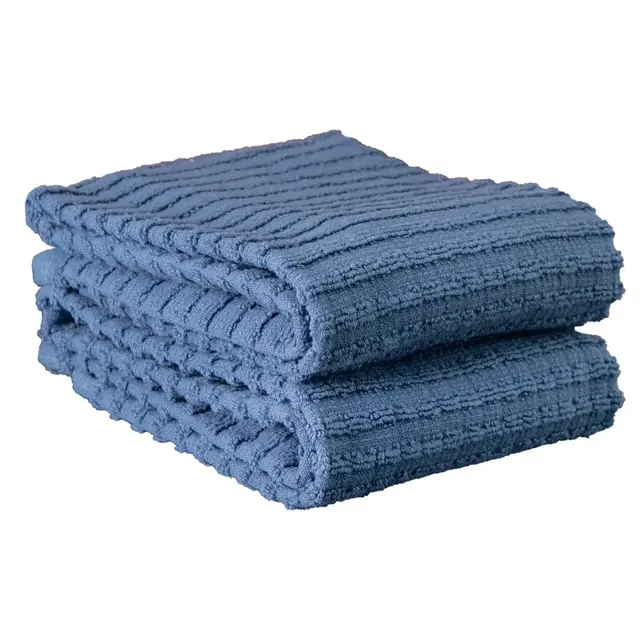 John Ritzenthaler Co. Royale Solid Kitchen Towels , Federal Blue