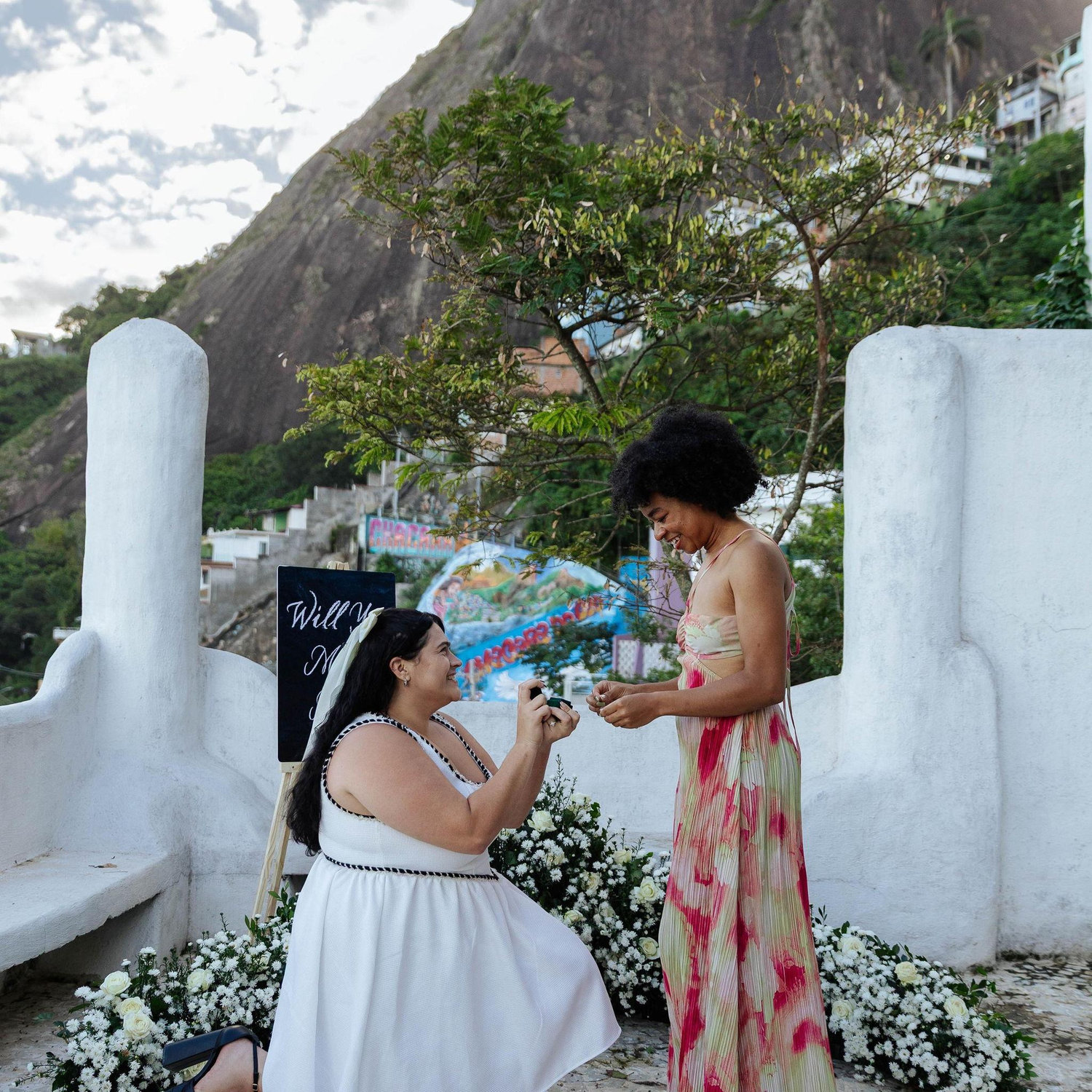 Alyssa proposing to Olivia in Rio de Janeiro, Brazil!