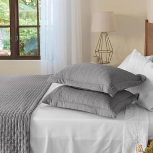 Lux Collection Madison Coverlet (King, Graphite)