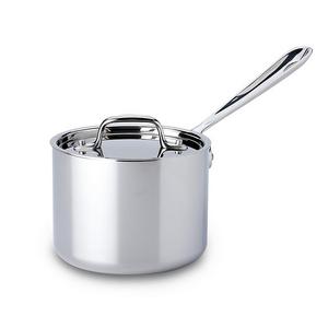 All-Clad Stainless Steel 2 Quart Sauce Pan with Lid