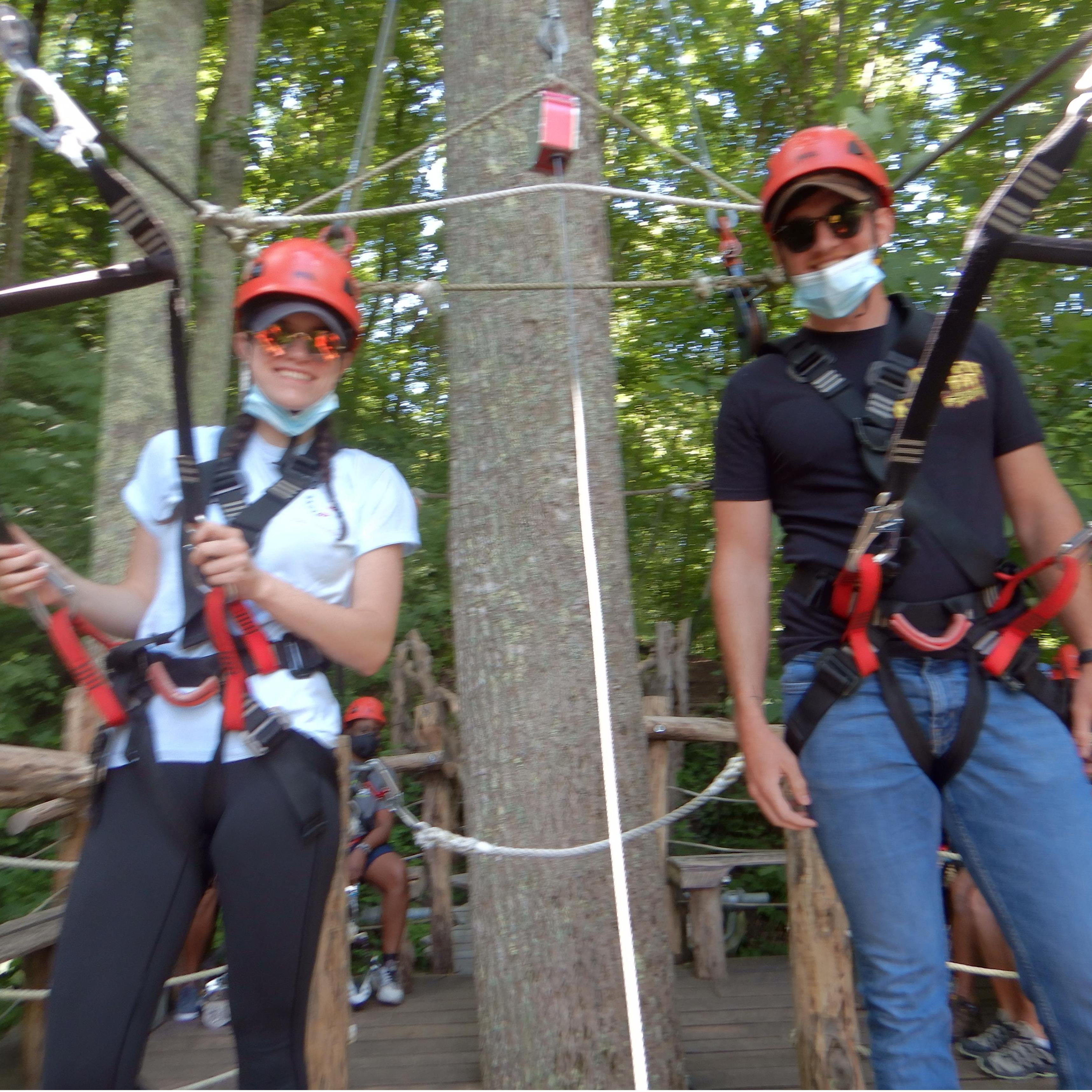 Ziplining through the Great Smokey Mountains in North Carolina (1/3)