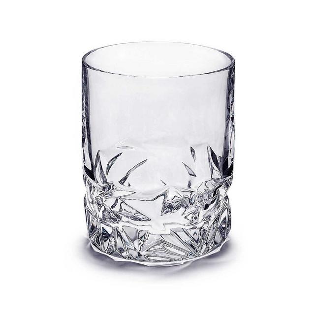 Rock-cut Double Old-fashioned Glass