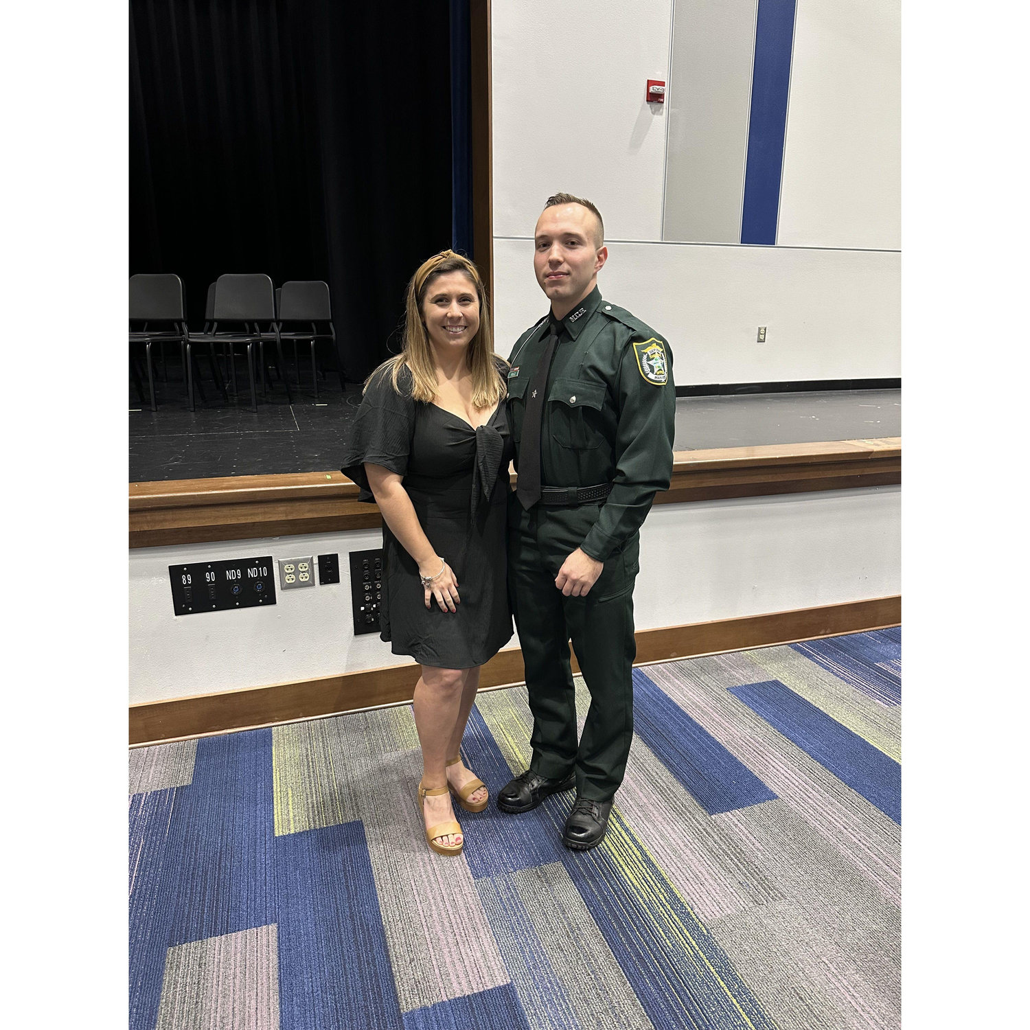 Barrett’s graduation from the Police Academy