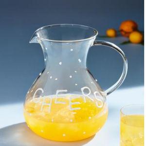 Cheers Dotted Glass Pitcher