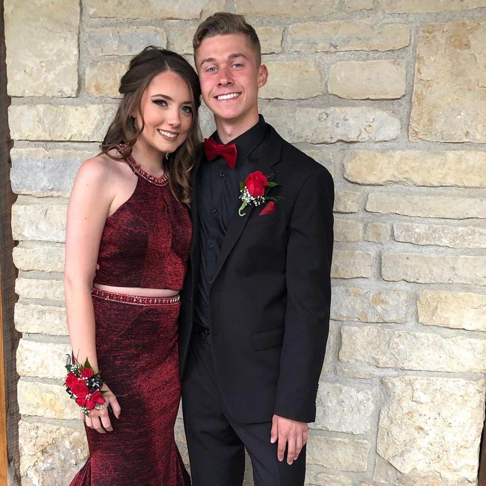 Our second prom (this time as an official couple) in 2019.
