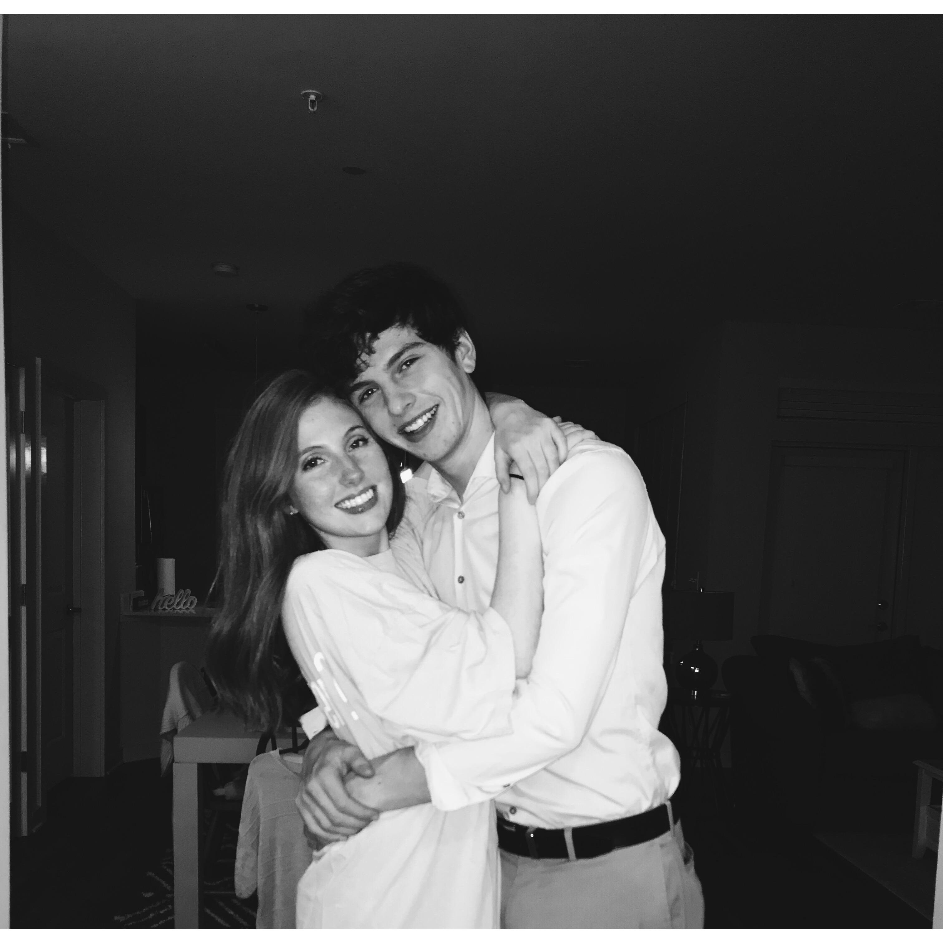 taken on our first valentines day together in 2017