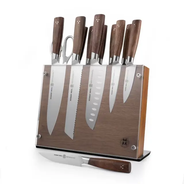 Schmidt Bros Cutlery 14pc Knife Block Set Delta