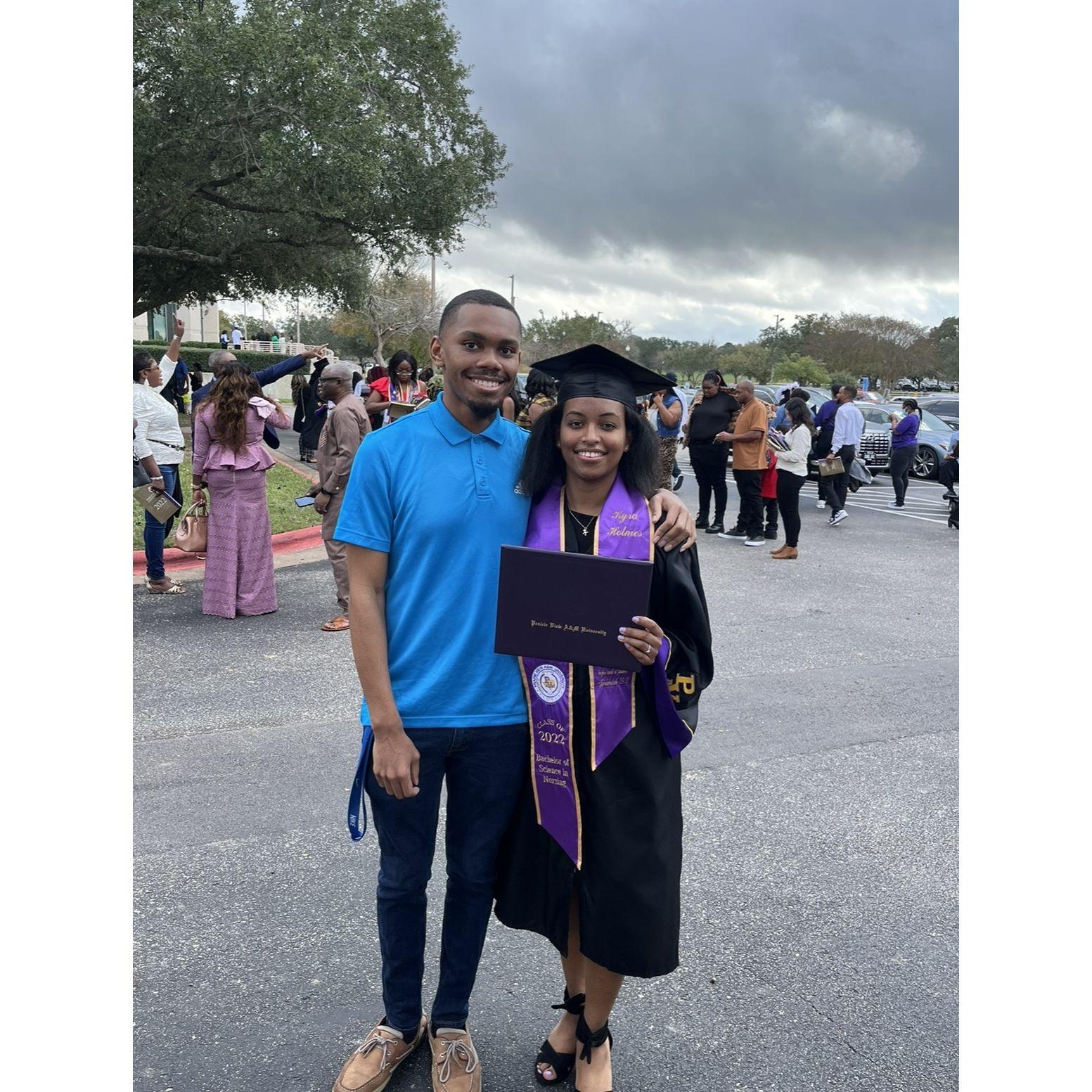 Kyra's big day after graduating from nursing school. It was a longggg journey.