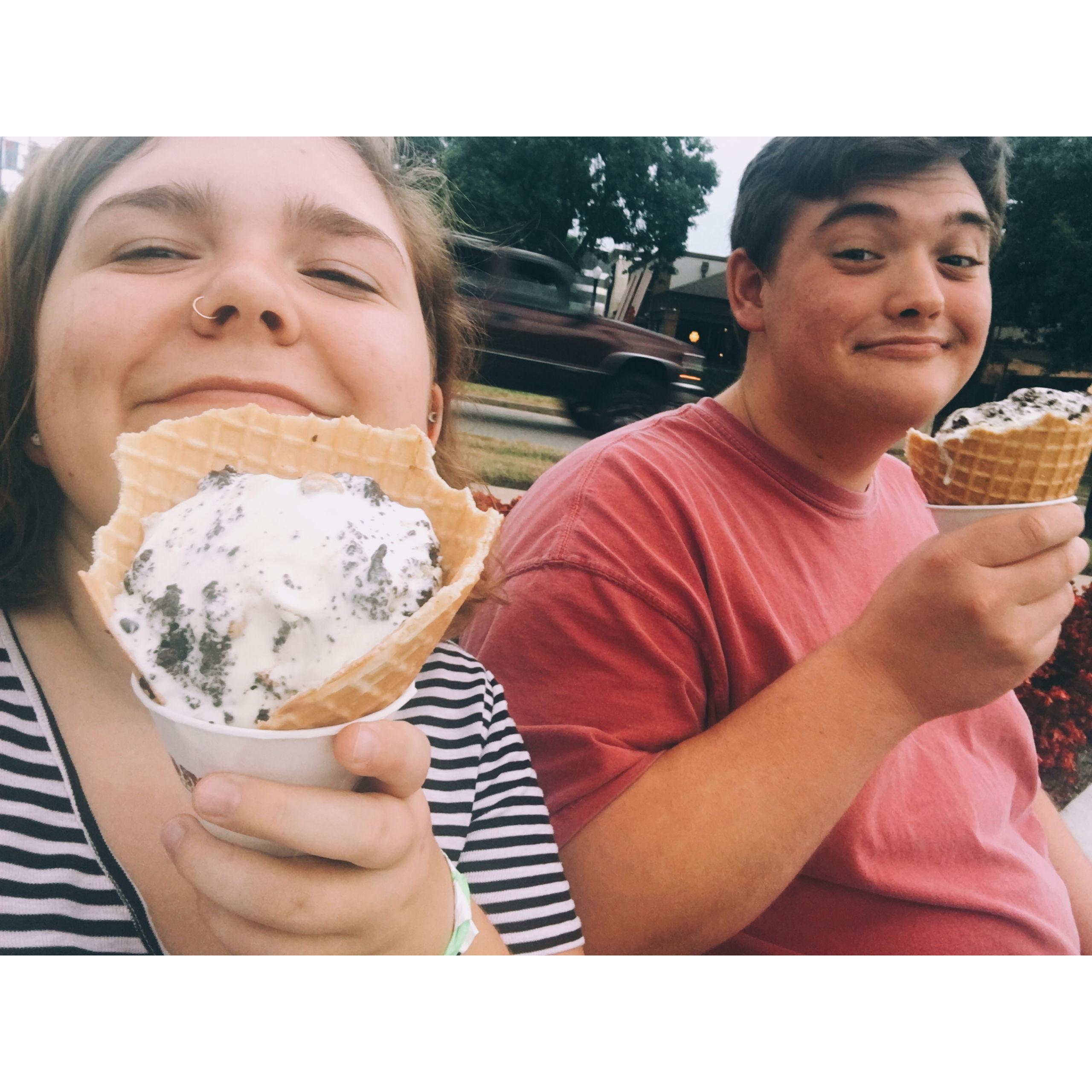 Celebrating national icecream day