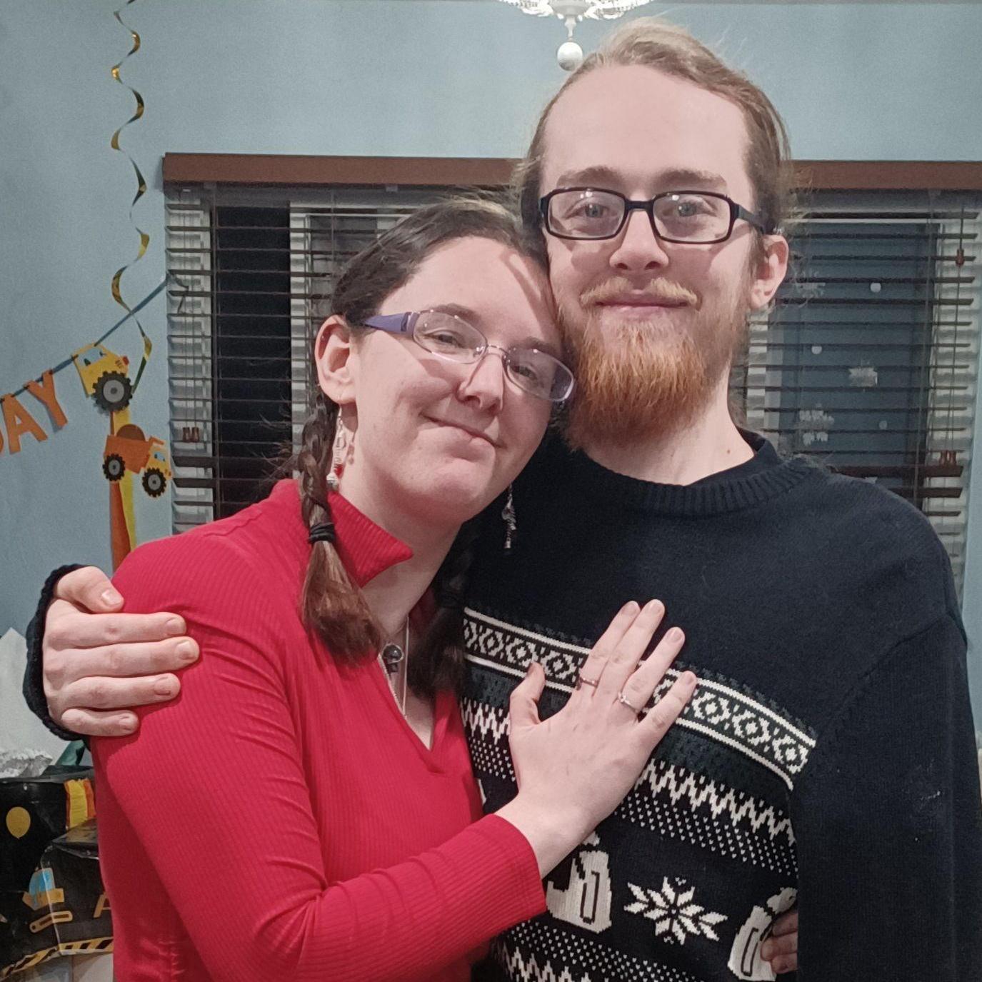 Our second Christmas together.