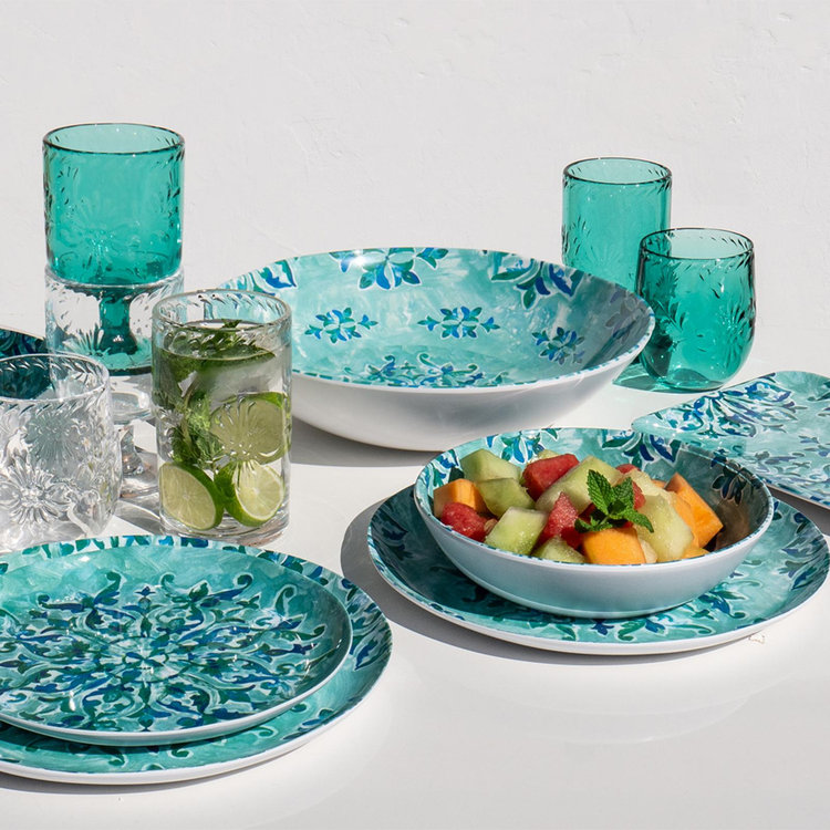 TarHong, Côte D'Azur Melamine Dinner Plate, Set of 6 | Zola