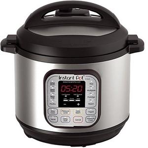 Instant Pot DUO60 6 Qt 7-in-1 Multi-Use Programmable Pressure Cooker, Slow Cooker, Rice Cooker, Steamer, Sauté, Yogurt Maker and Warmer (Packaging May Vary)