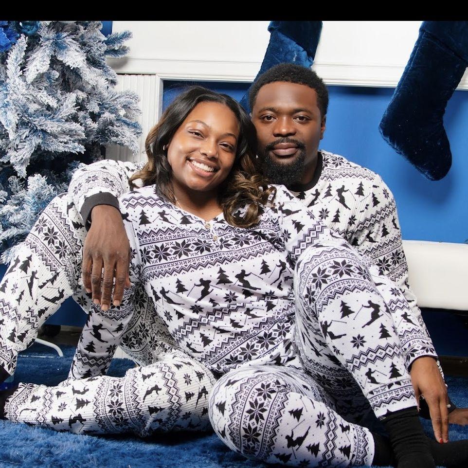 Our first official photoshoot or Christmas pics