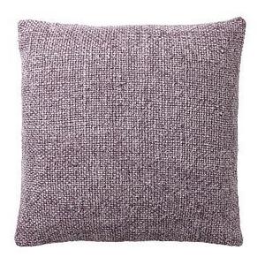 Faye Textured Linen Pillow Cover, 20", Thistle