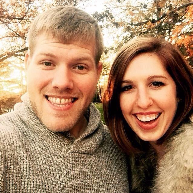 Our first trip together to Indiana. And our first FB profile pic.