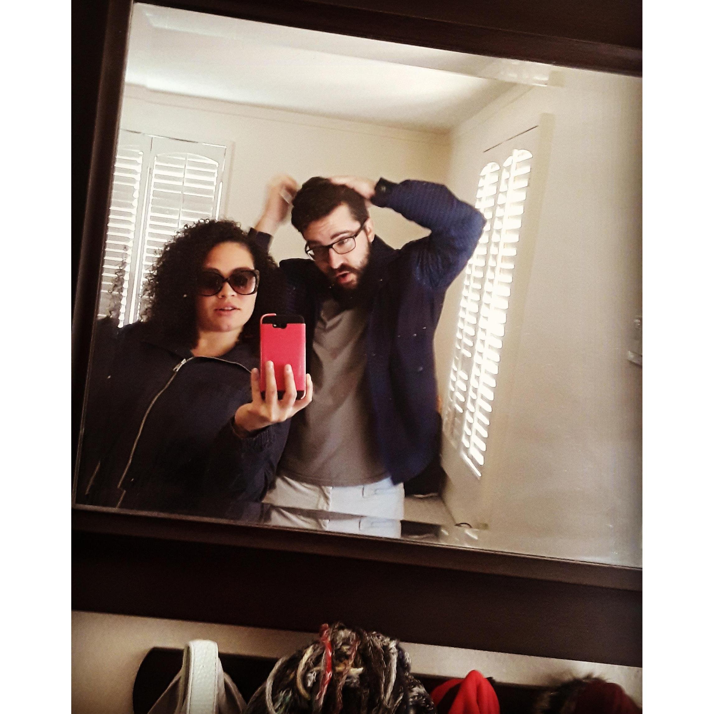 Just a couple of cool kids.