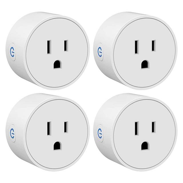 belinkon Mini WiFi Smart Plug, Wi-Fi Outlets for Smart Home with Timer Function, Remote Control from Anywhere, Works with Alexa, Google Home, Smart Life Tuya APP, ETL/FCC/Rohs Listed Socket (4 Pack)