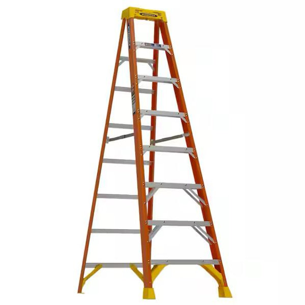Werner 8 ft. Fiberglass Step Ladder (12 ft. Reach Height) with 300 lb. Load Capacity Type IA Duty Rating NXT1A08