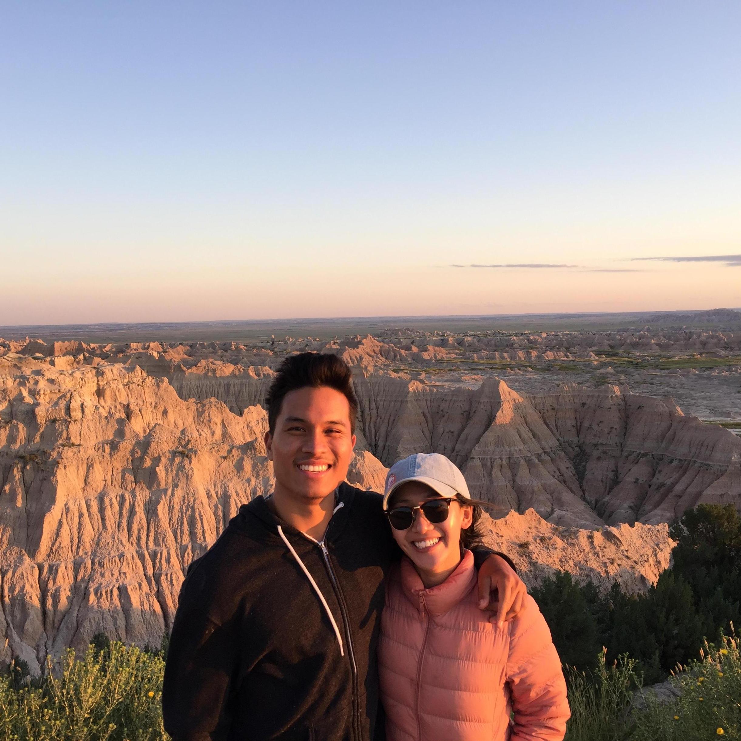 The Badlands in South Dakota