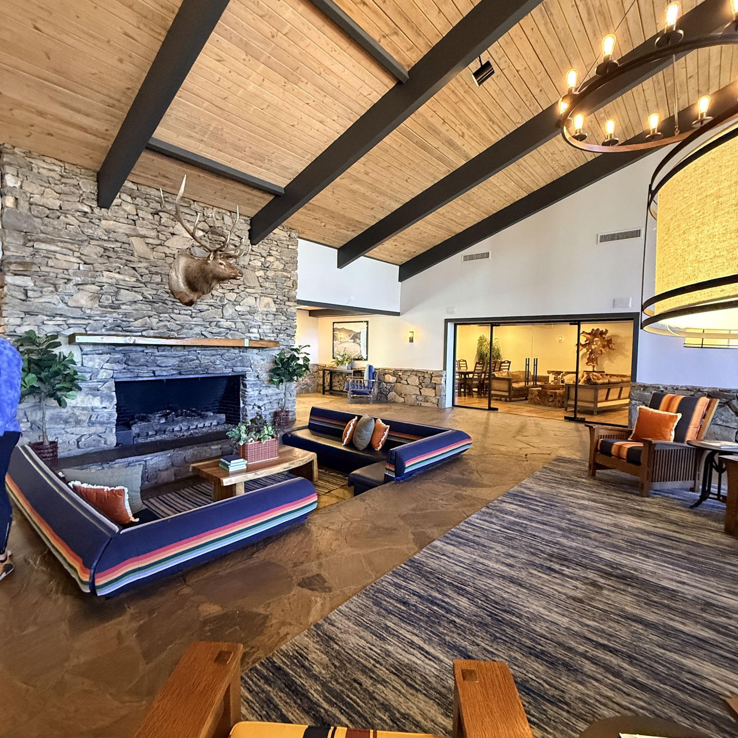 The Lodge lobby