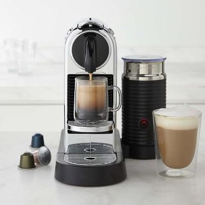Nespresso CitiZ & Milk Espresso Machine by De'Longhi, Chrome