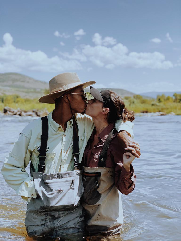 Fly fishing in Utah -- he was my favorite catch :)