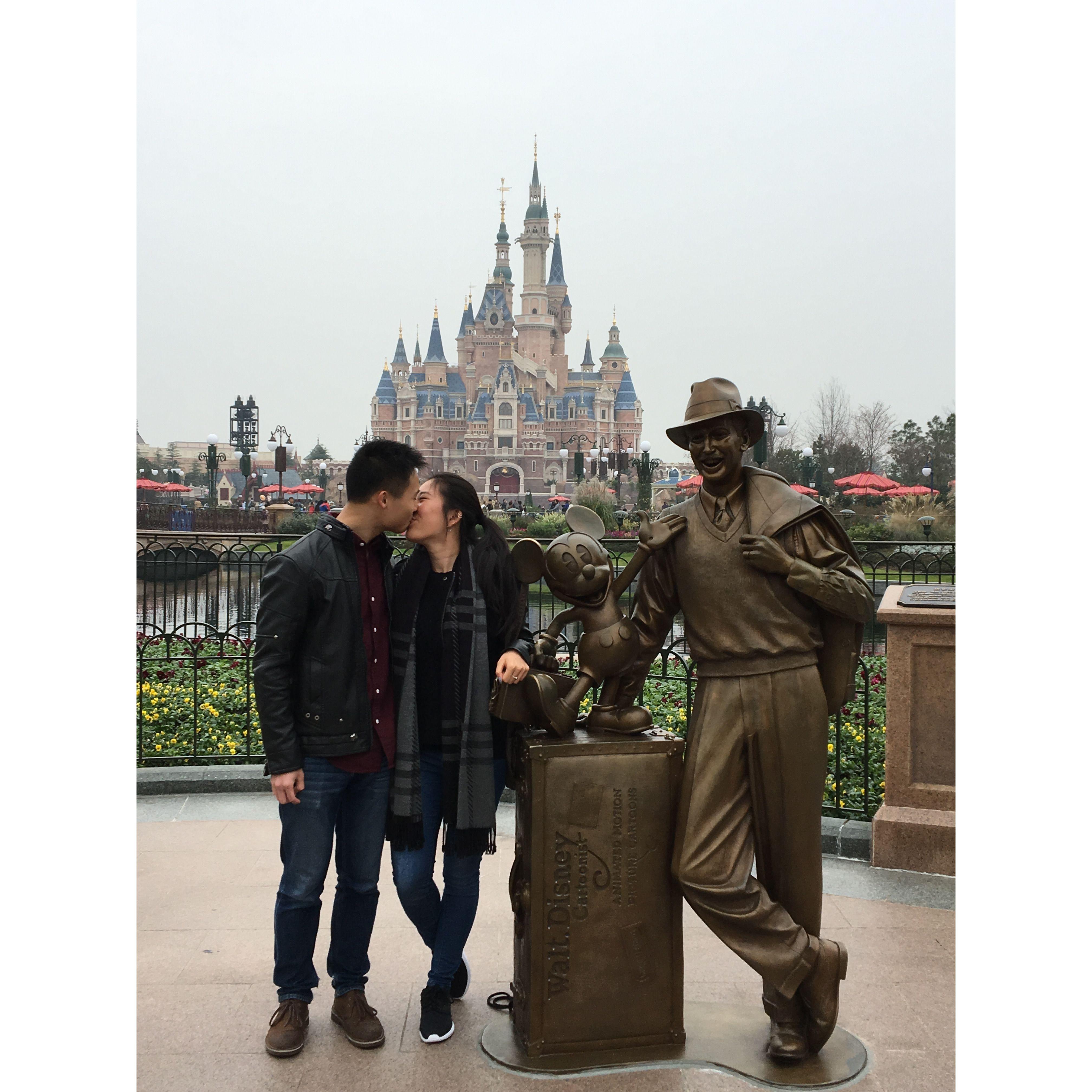 Shanghai Disney Dec 2016 - We went while we were both home from college during winter break