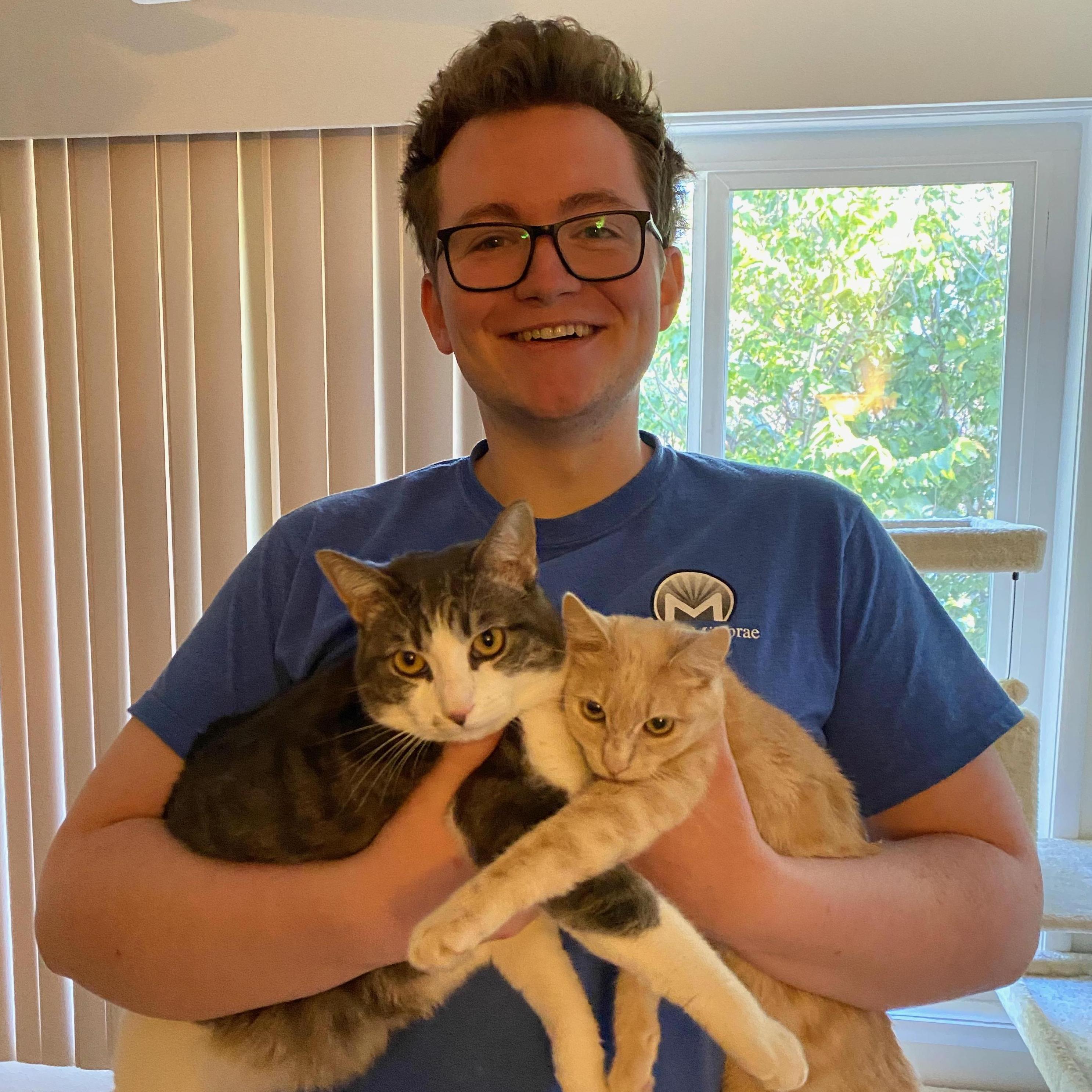 Cameron and the fuzzy bunch!