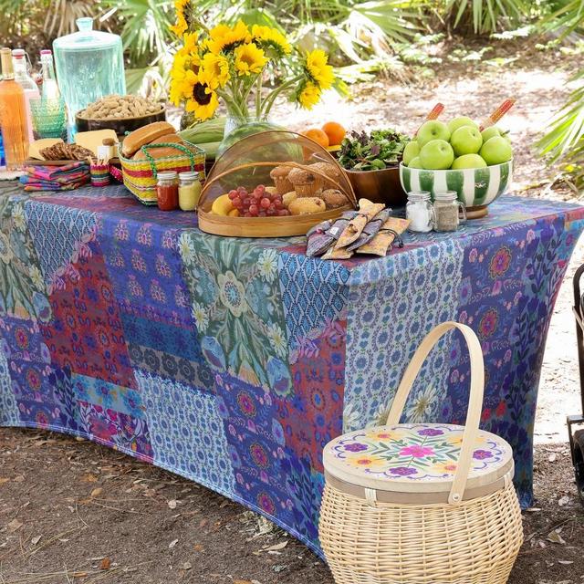 Best Table Cover Ever - Blue Patchwork