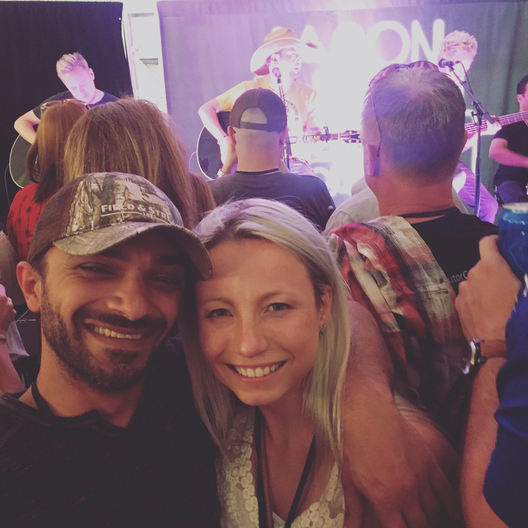 Jason Andean concert for Anna's birthday this past July. Yes David learned to love country music.