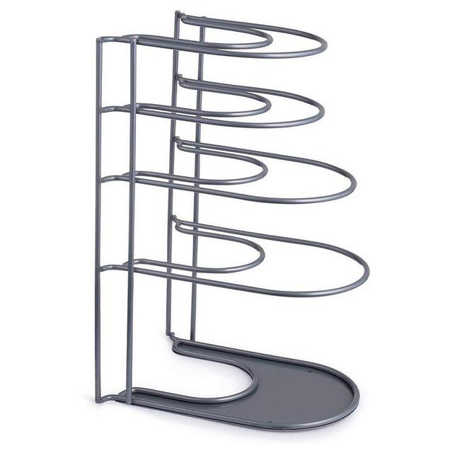 Cuisinel Heavy Duty Steel Construction Pan and Pot Organizer 5 Tier Rack