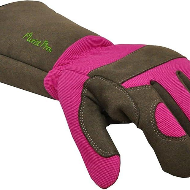 G & F Products Florist Pro Long Sleeve Rose gardening Gloves