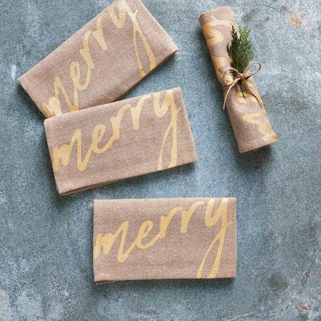 Merry Dinner Napkin Set