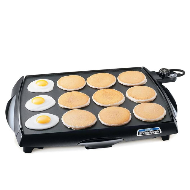 Presto 07046 Tilt 'n Drain Big Griddle Cool-Touch Electric Griddle
