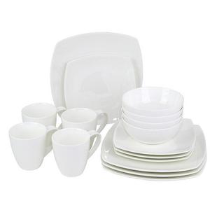 Oneida Moda 16-Piece Porcelain Dinnerware Set