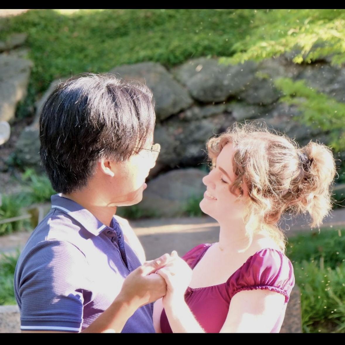 Right after he proposed!
