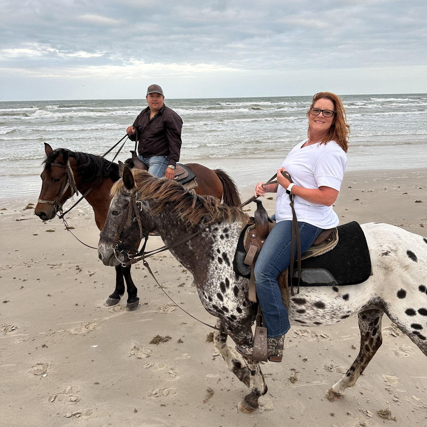 Horseback riding on the beach @ Corpus Christi