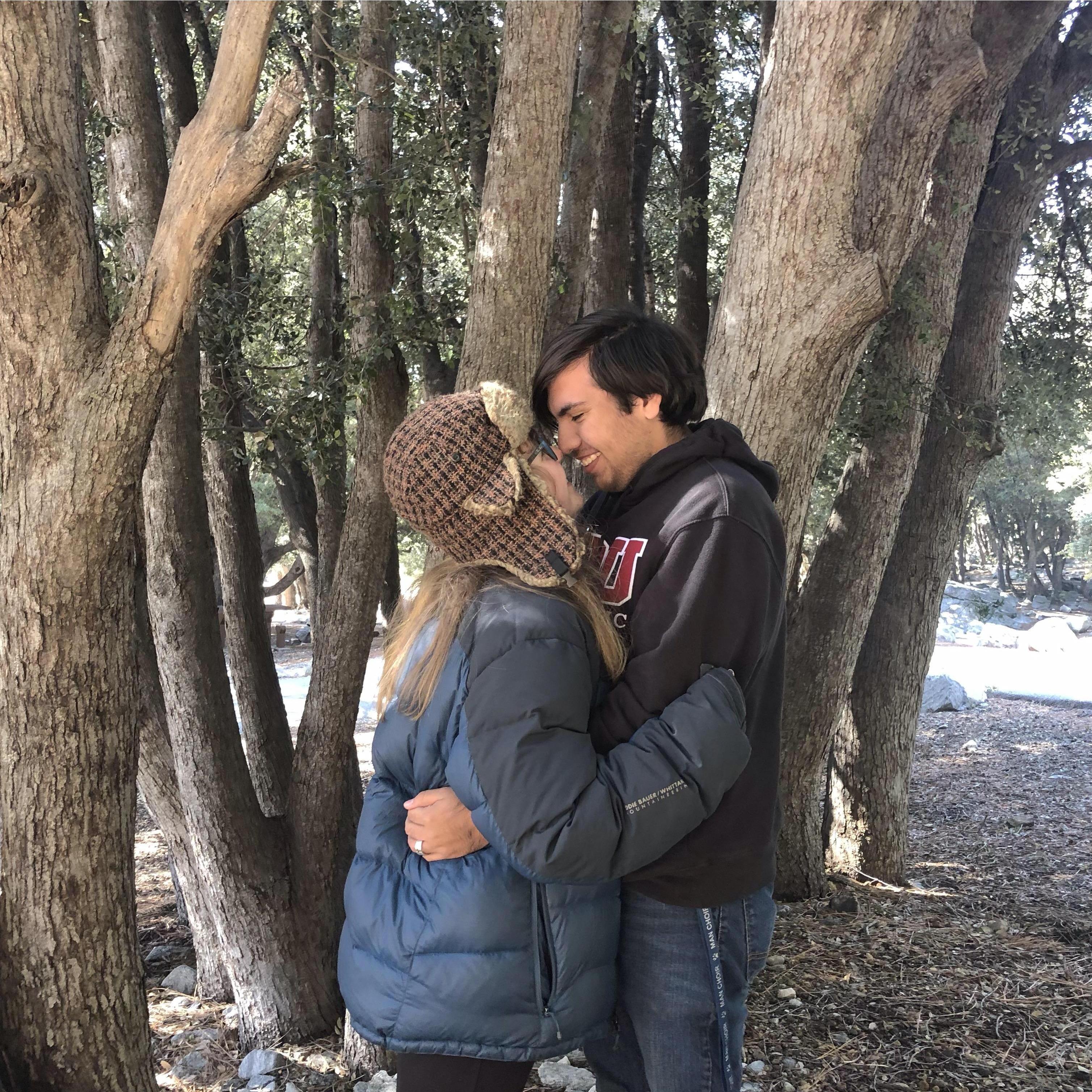 Our first camping trip in Azusa, California