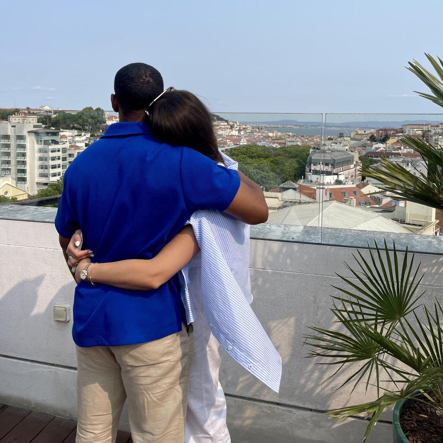 A moment overseeing the beautiful city of Lisbon