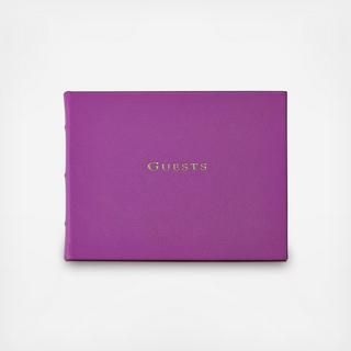Goatskin Leather Guestbook