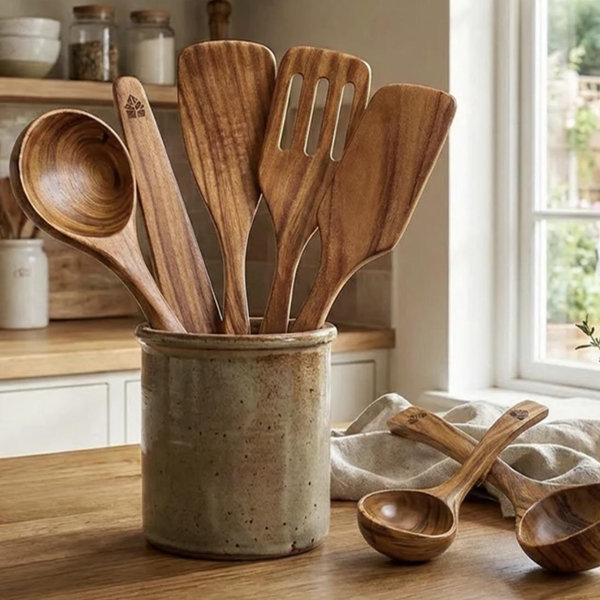 4 Spatulas & 3 Ladles Set