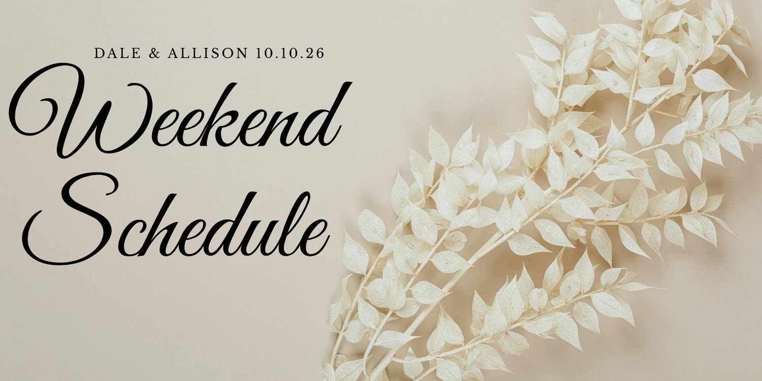 The Wedding Website of Allison Smiley and Dale Greenwald
