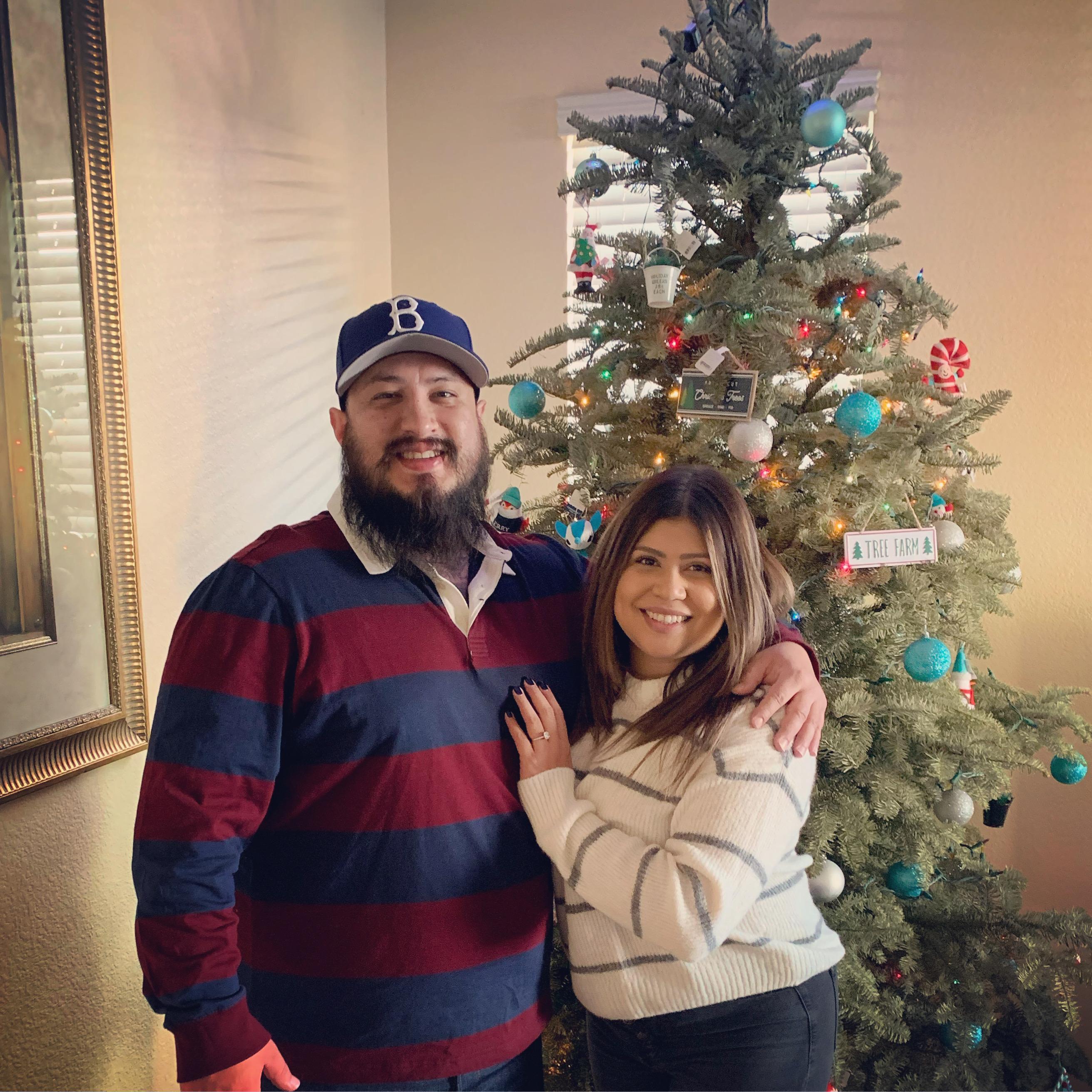First and only Christmas as an engaged couple!