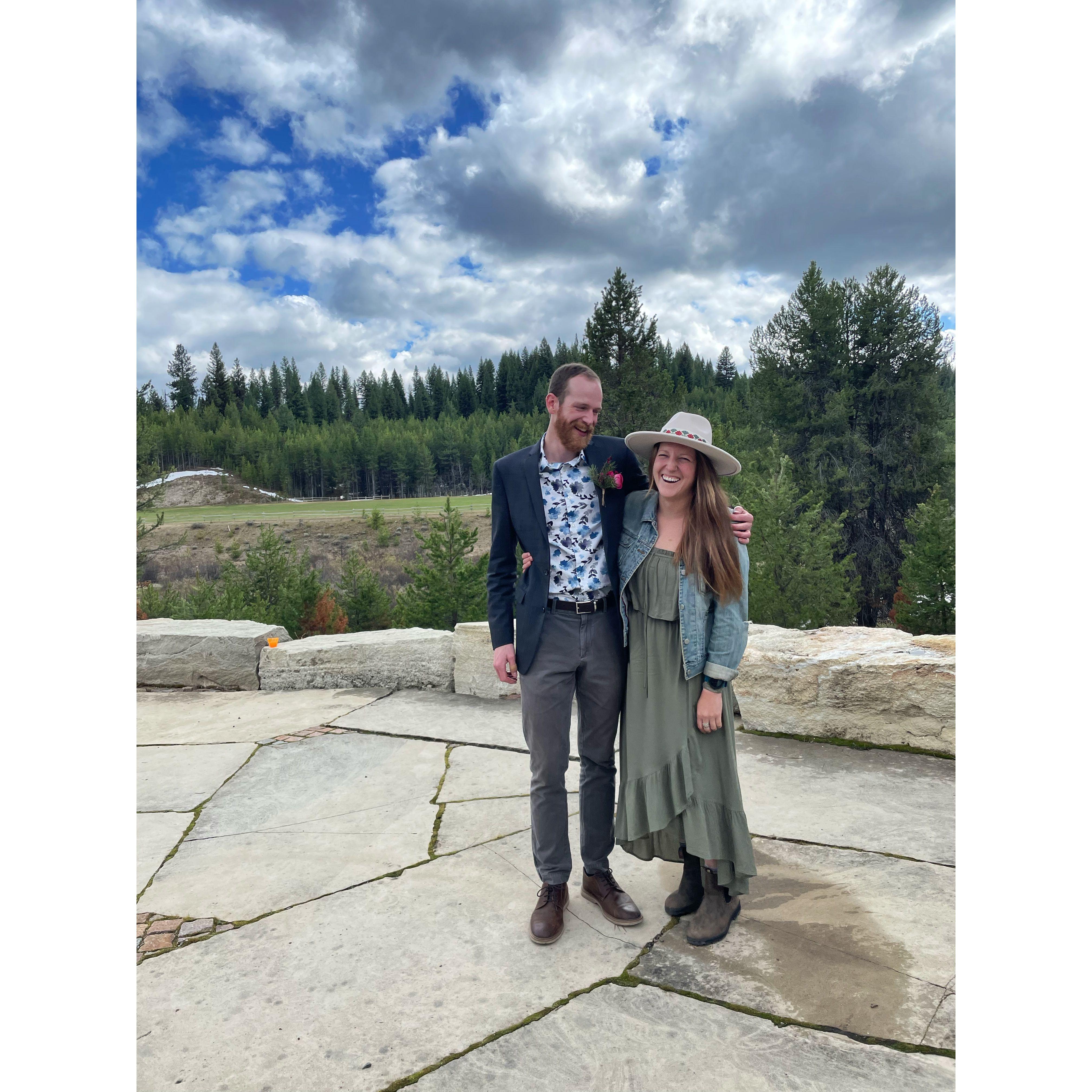 Holly + Jake's wedding in Idaho, 2023